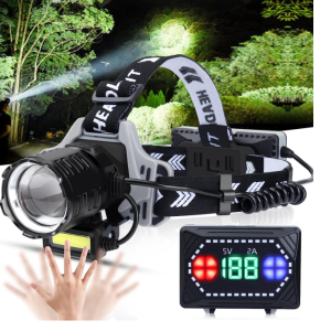 12000 lumens super bright headlight flashlight